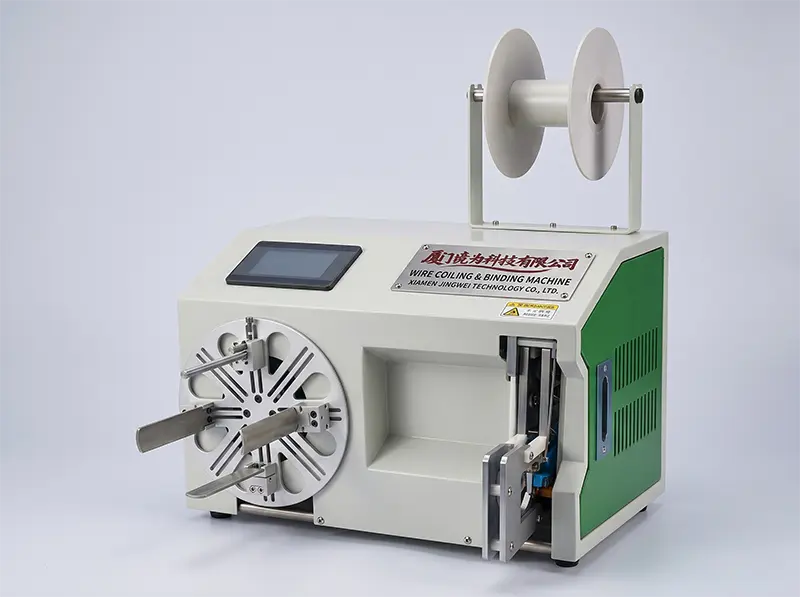 Automatische Drahtspul- und Bindemaschine WPM-212 – Präzise industrielle Kabelverarbeitung