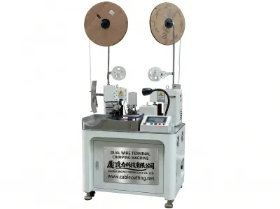 Automatische Doppelkabel-Crimpmaschine mit Touchscreen WPM-180 Thumb