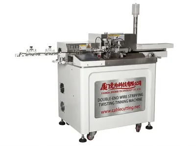Doppelender Drahtschneider-Abisolierer-Verzwirbler-Tauchverzinner WPM-ST01Z
