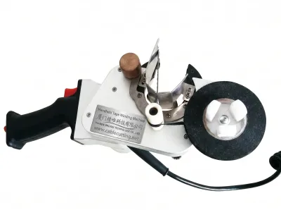 Tragbare Handbandwickelmaschine für Kabelbäume AT-100 Thumb