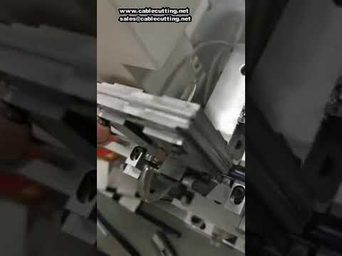 280W 220V 110V automatische Kabel-Etikettiermaschine mit Halbfaltung für lange Drähte und Kabel - präzise Ausrichtung