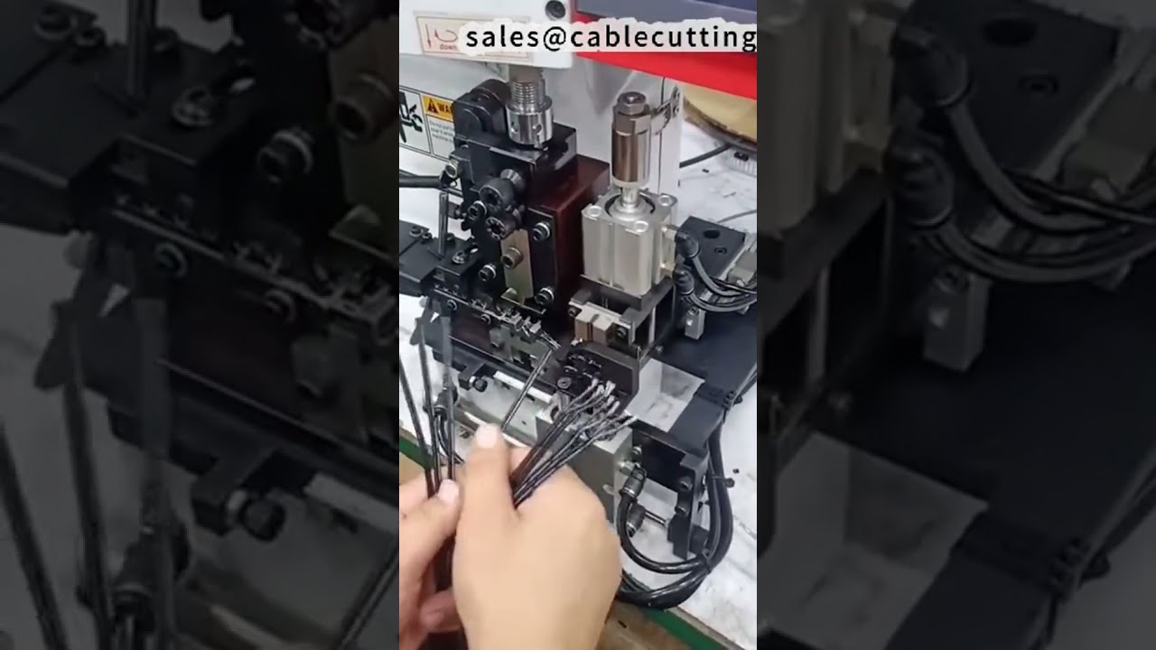 Parallel-Drahtabisolier- und Crimpmaschine mit Doppelcrimp – Hohe Effizienz #Fabrik #Maschine #DIY