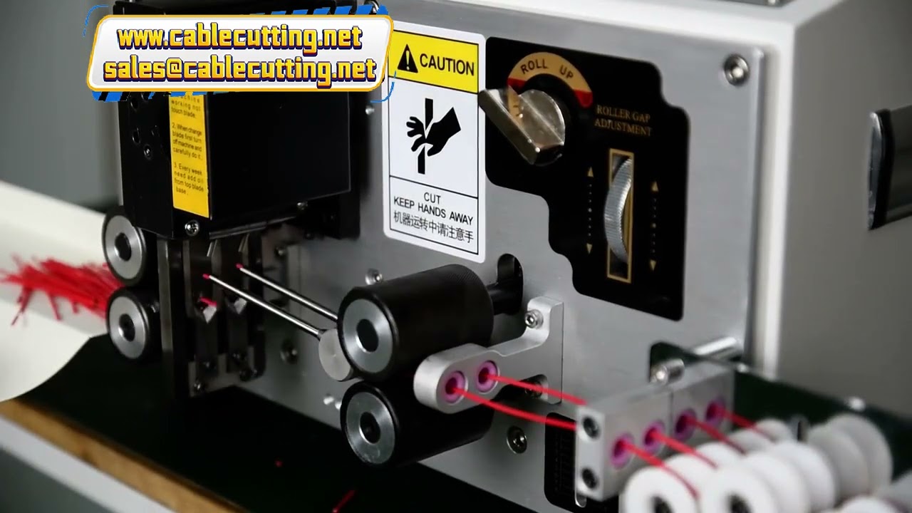 Kabelabisolier-Maschine 0,1–2,5 mm² mit extra Hartmetallmesser-Set – präzise & langlebig