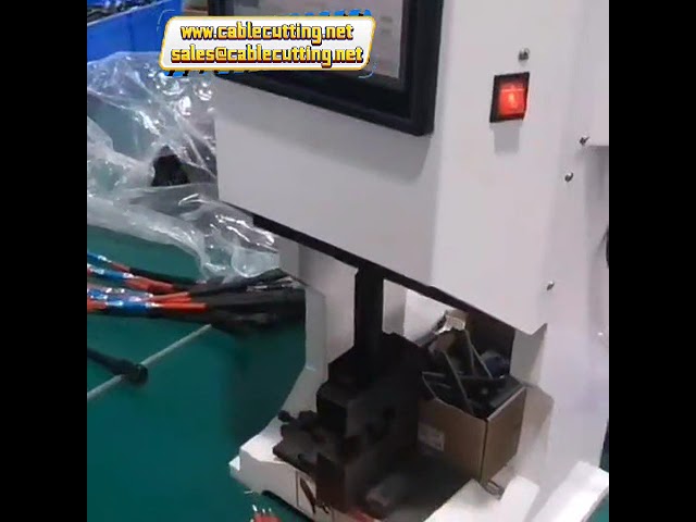 Servo-OTP-Sechskant-Crimpmaschine mit freiem Formwechsel & intelligentem Touchscreen | Drahtverarbeitungsautomatisierung