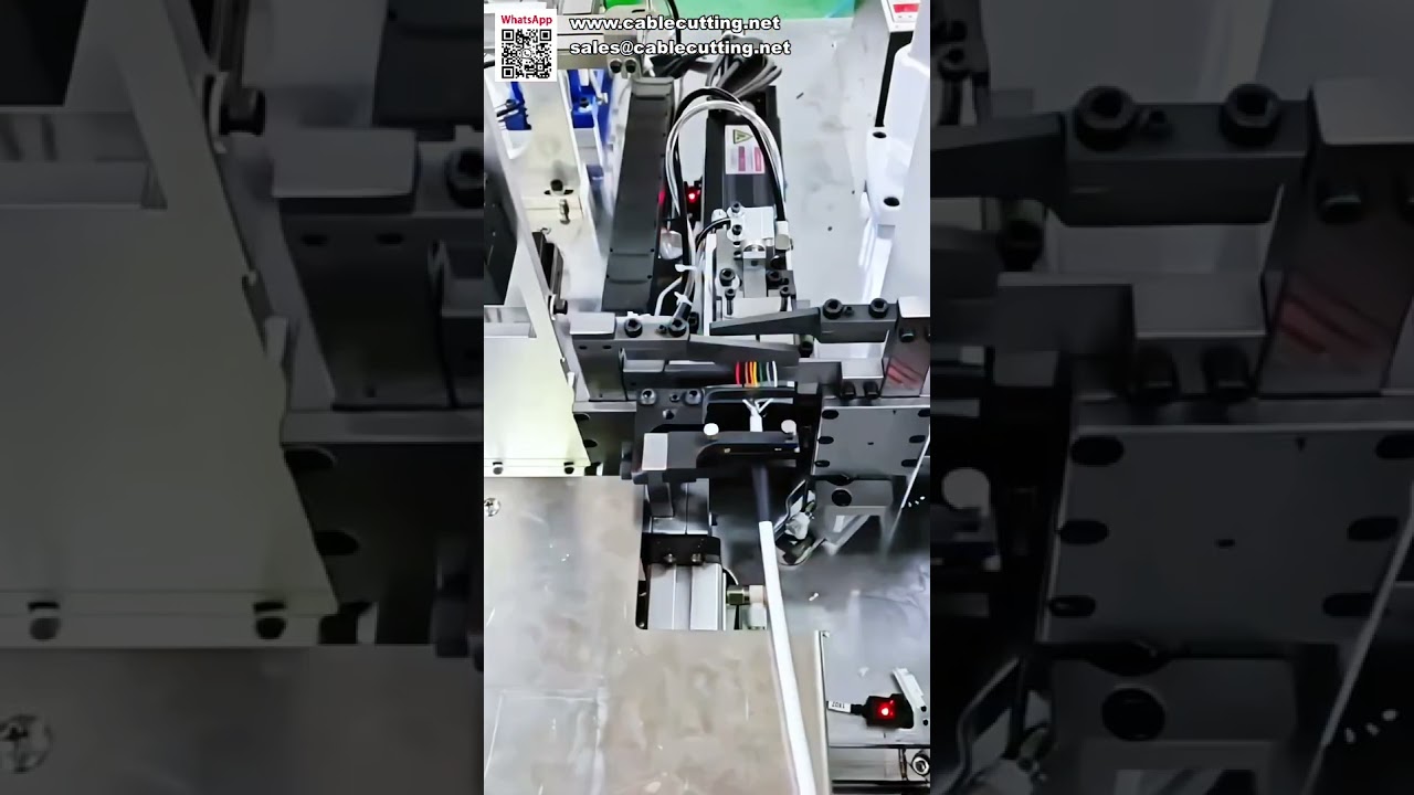 Air Conditioner Sensor Wire Processing Machine Cut Strip Tube Insert Crimp and Housing Insert