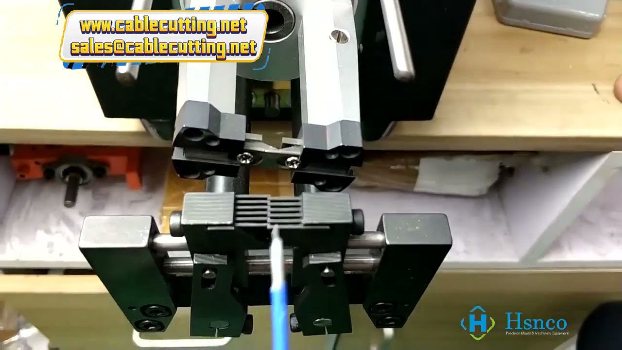 Koaxialkabel-Abmantelungsmaschine | Drahtabisolierer für Mehrschichtkabel | Schneid- und Abisolierautomat