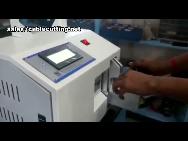Kabelaufwickel- und Bindemaschine für die Fabrikautomation