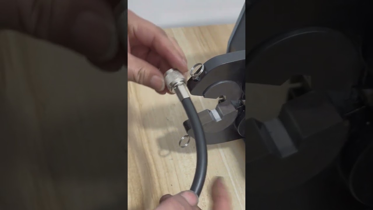 500A Pneumatische Crimpmaschine für Koaxialkabelanschlüsse | #Fabrik #Maschine