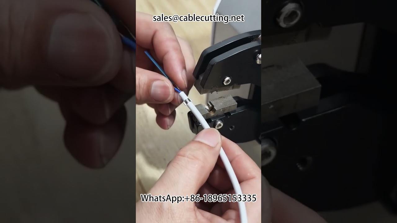 Pneumatische Crimpmaschine für Kabelbäume | Hochpräzise Terminalmaschine