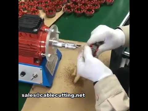 Präzise Kupferdraht-Emaille-Entfernungsmaschine und Kabelabisolierer WPM-02A – Automatisch und Effizient