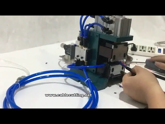 Pneumatic Wire Stripping and Twisting Machine WPM-3-F-T