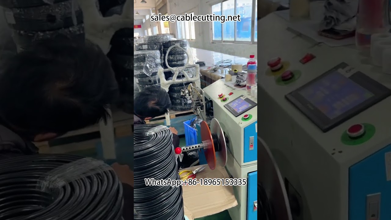 Automatische Meterzähl-Wickelmaschine | Kabelverarbeitung & Kfz-Kabelbaum