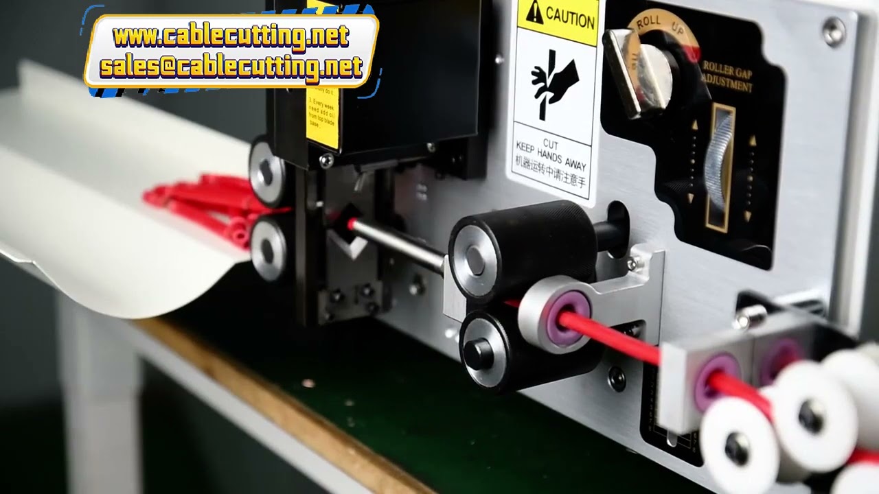 Kabelbearbeitung leicht gemacht: Abisolier- und Schneidemaschine für Kabelbäume bis 10 mm² mit Präzisionsklinge