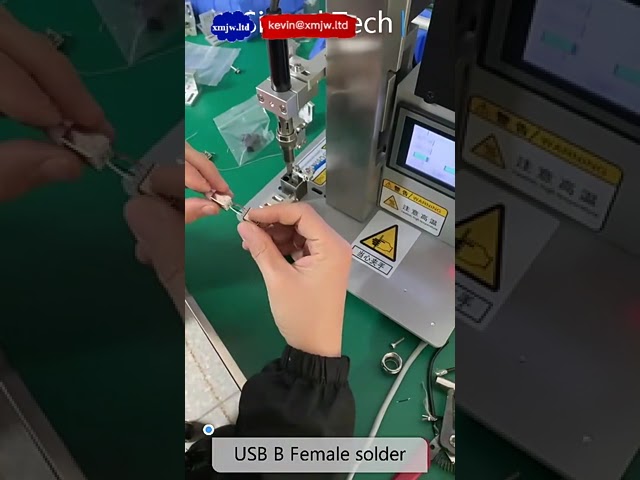 Semi-automatische USB-Kabel-Lötmaschine – Präzises Löten von Type-C-Ladekabeln
