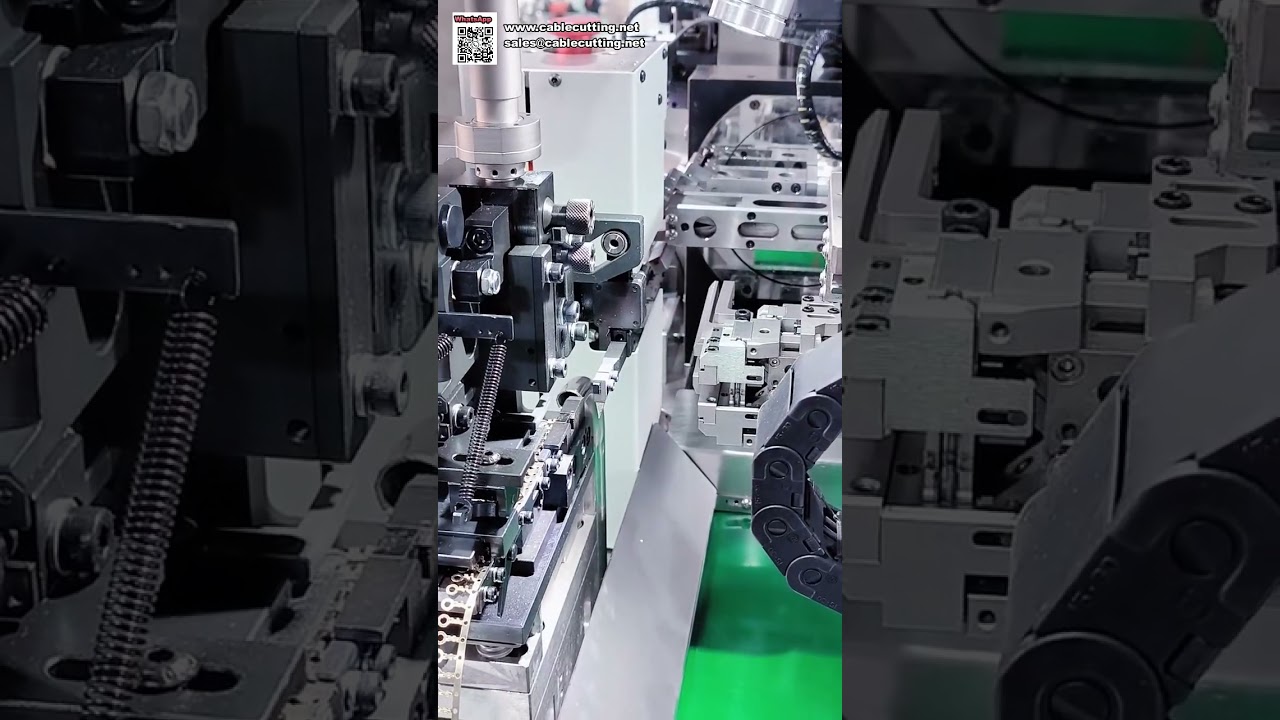 Hochstabile automatische Doppelend-Crimp- und Einzelend-Gehäuse-Einsetzmaschine