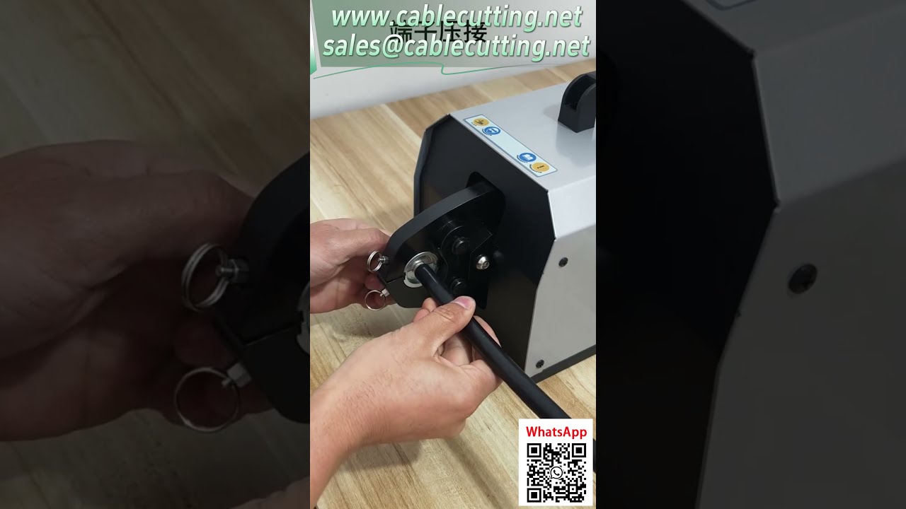 Pneumatische Crimpzange 120L – 35 mm² Kabelquerschnitt crimpen | Profi-Vorführung