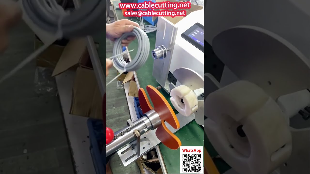 Automatic Wire Alignment Coiling Machine with Lead-End Retention