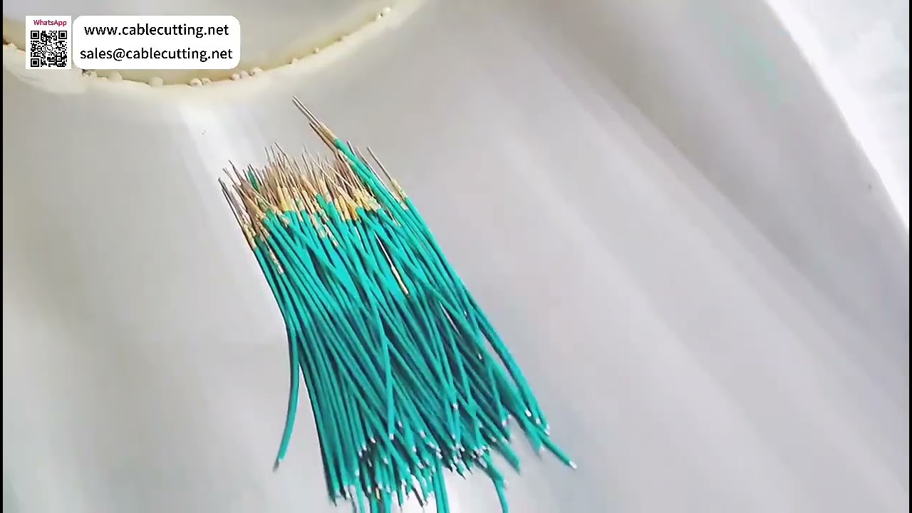 Vollautomatische RJ45 Netzwerkstecker Crimpmaschine für Goldpin-Kontakte und Kabelbaum-Montage