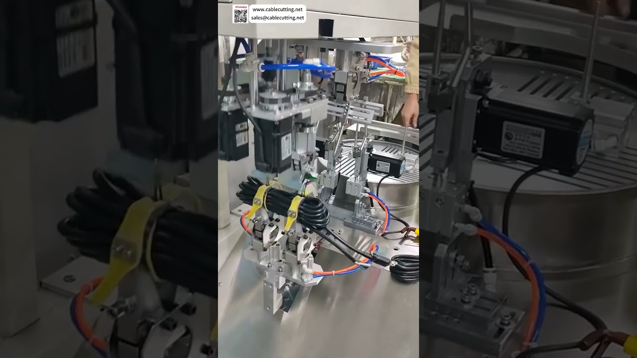 Hochgeschwindigkeits-Automatik-Doppeldraht-Bündelmaschine – Effiziente Kabelorganisation & Verpackungslösung