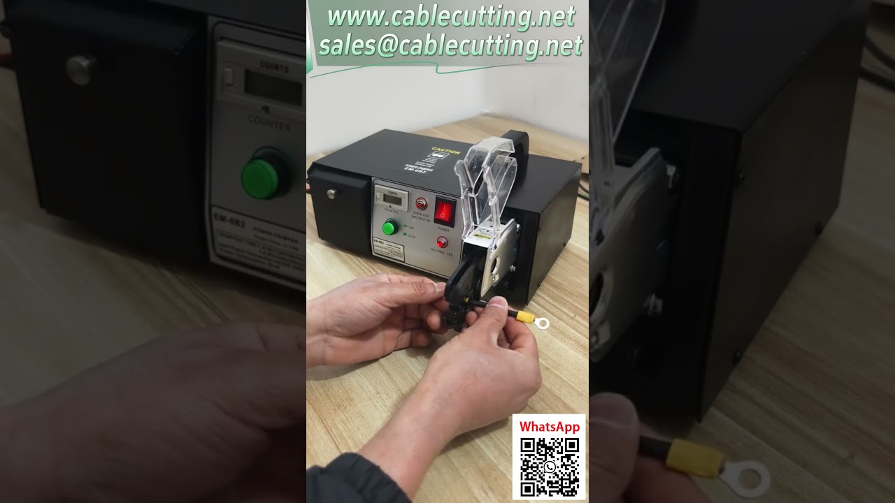 EM 6B2 Elektrische Crimpmaschine: Für verschiedene Anschlüsse mit mehreren Werkzeugen | Kabelbaumverarbeitung | Automatisierung