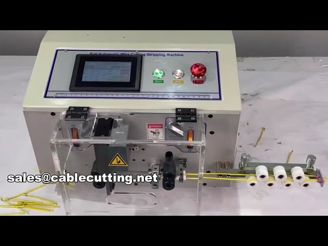 Automatische Kabel-Abisoliermaschine mit Touchscreen für 0,1–6 mm² – WPM-SDBS | Präzise Kabelschneid- und Abisolierlösung