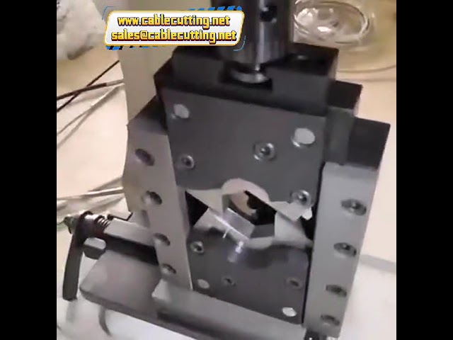 Leise Abklemmmaschine für OTP-Formteile – Hexagonale Crimpmatrize für Aviation-Rundrohranschlüsse