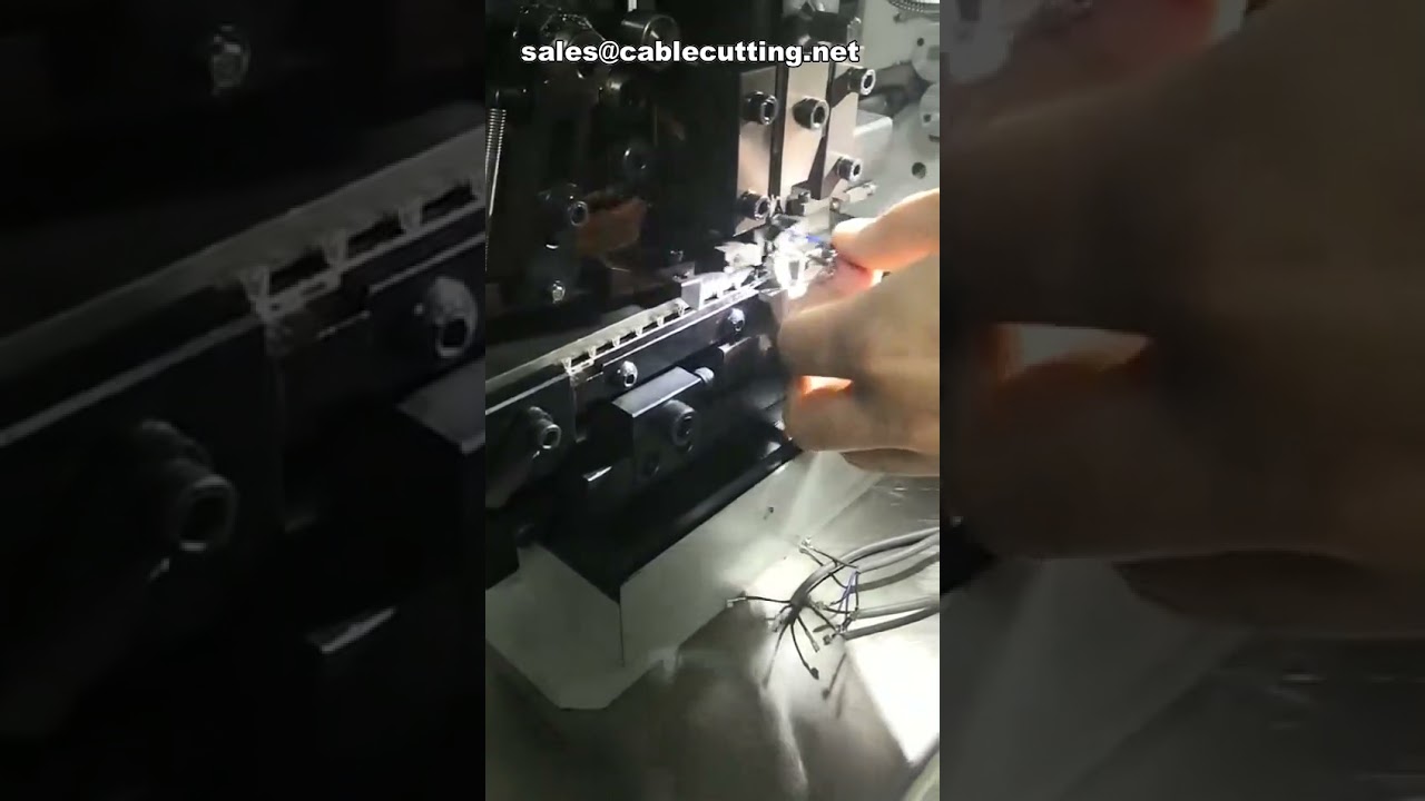 Automatische Abisolier- und Crimpmaschine für Kabelenden – Hochleistungs-Wire-Terminal-Maschine