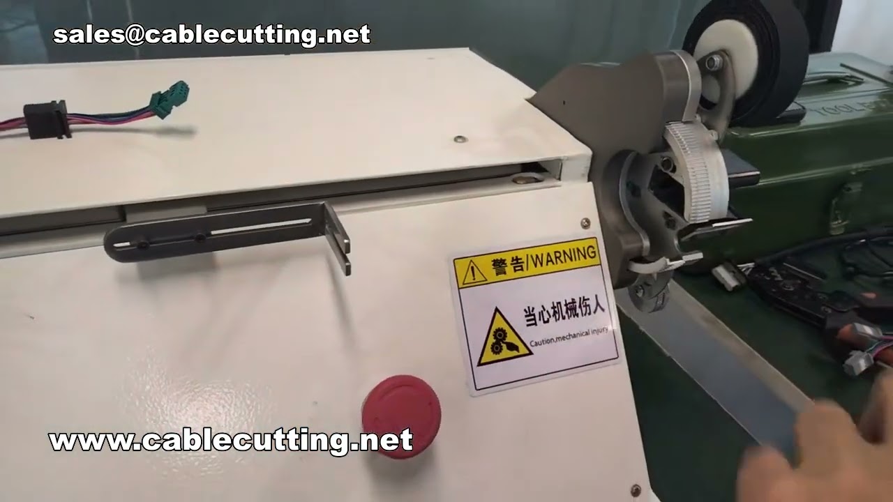 Automatische Acetatband-Klebemaschine für Kabelbäume – Geschwindigkeit & Abstand einstellbar