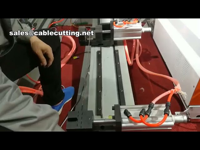 Pneumatische Abisoliermaschine für Kabel – Effiziente Drahtentrindung und -abisolierung