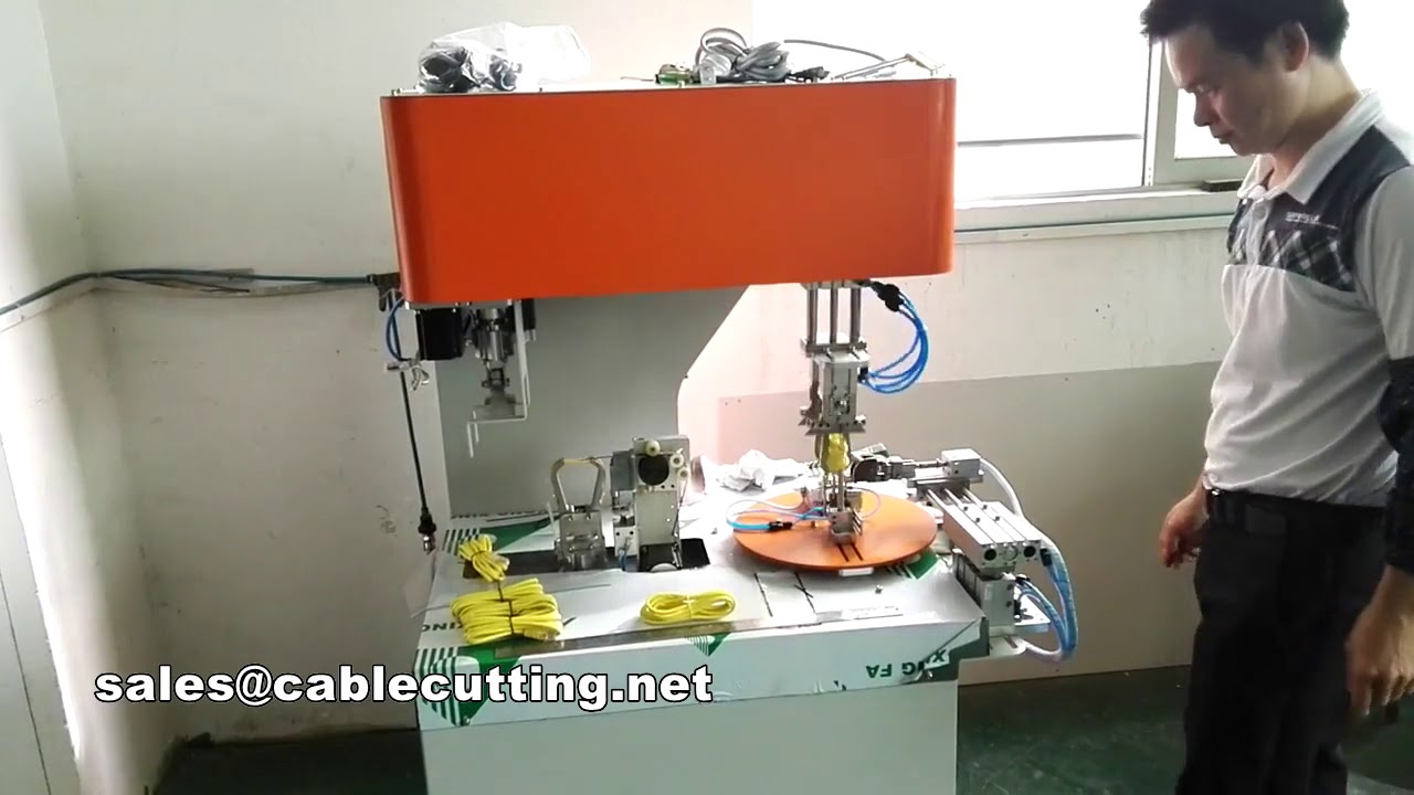 Automatische Kabelaufwickel- und Bindemaschine – Effizient & Zuverlässig