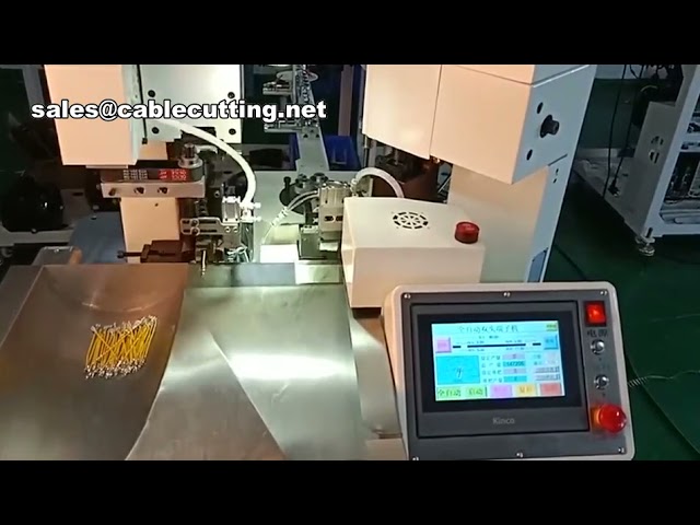 Automatische beidseitige Anschluss-Crimp-Maschine – Effiziente Kabelverarbeitung