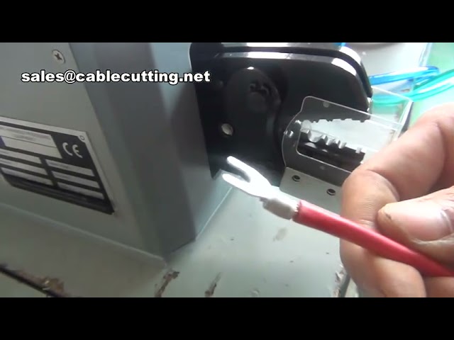 Präzisions-Crimp-Maschine für vorisolierte Anschlüsse – Automatische Endverarbeitung