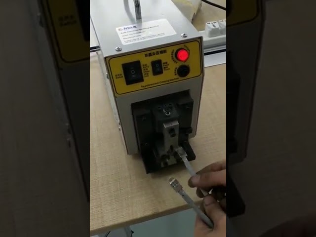 RJ45 Stecker Crimpmaschine – Professionelle Netzwerkkabel-Fertigung