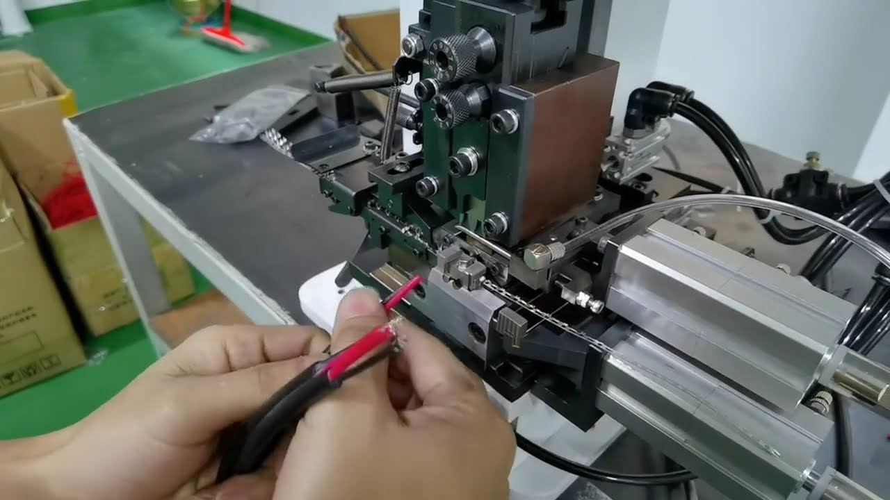 Continuous Strip Terminal Machine for Double Wire Processing