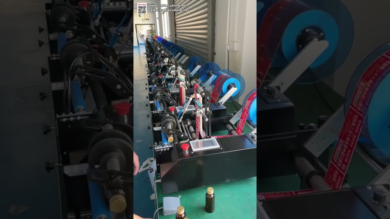 Semiautomatische Rundflaschen-Etikettiermaschine mit manueller Zuführung – Schneller Aufkleber-Aufbringer für Gläser und Dosen