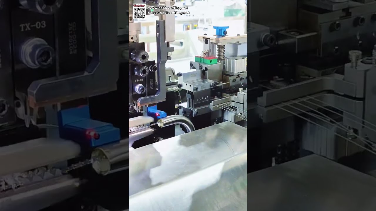 Doppelkopf-Crimpmaschine für 5 Drähte – Synchrones Mehrdraht-Verarbeiten Effizient