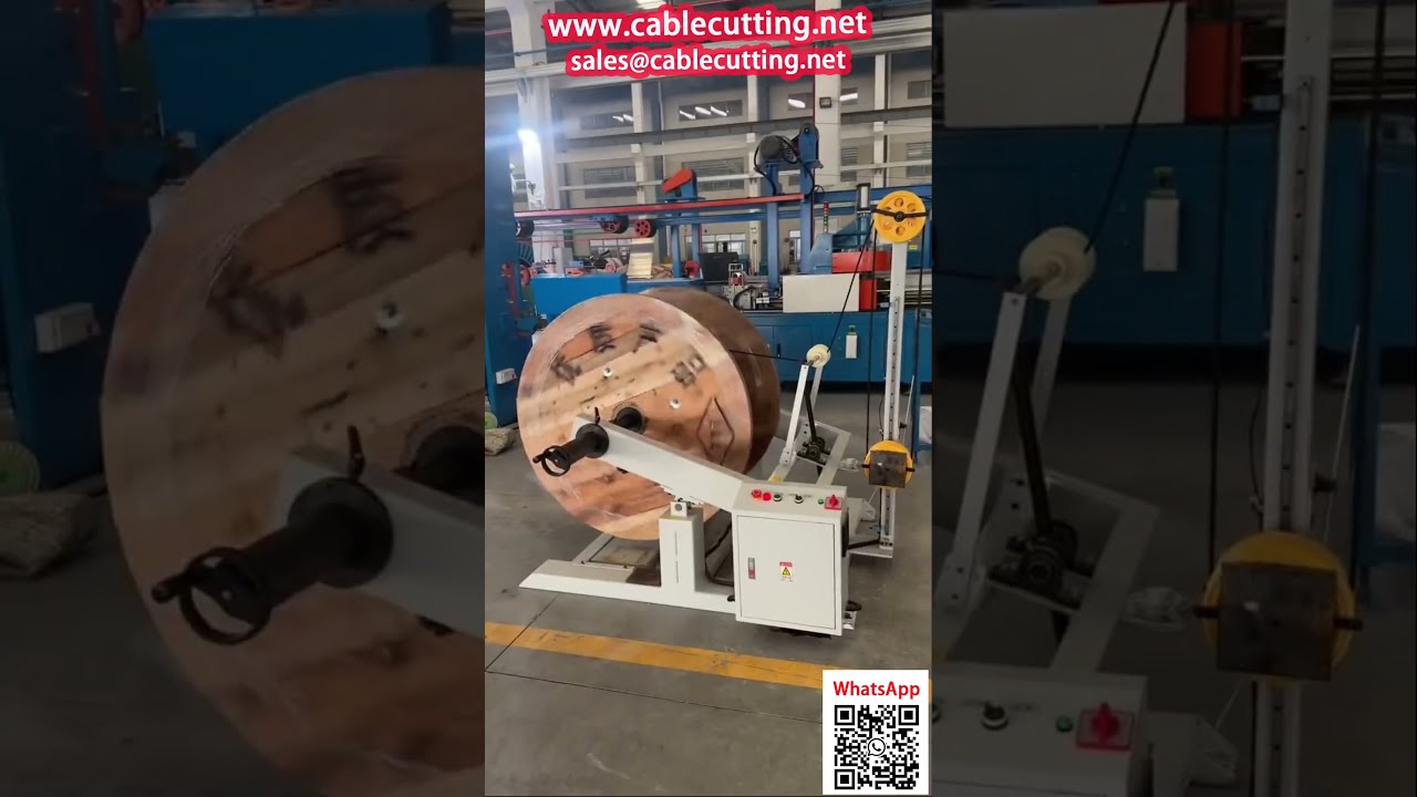 Kabelwickelmaschine: Abwickeln, Zählen & Aufspulen – Praxisvideo aus der Produktion