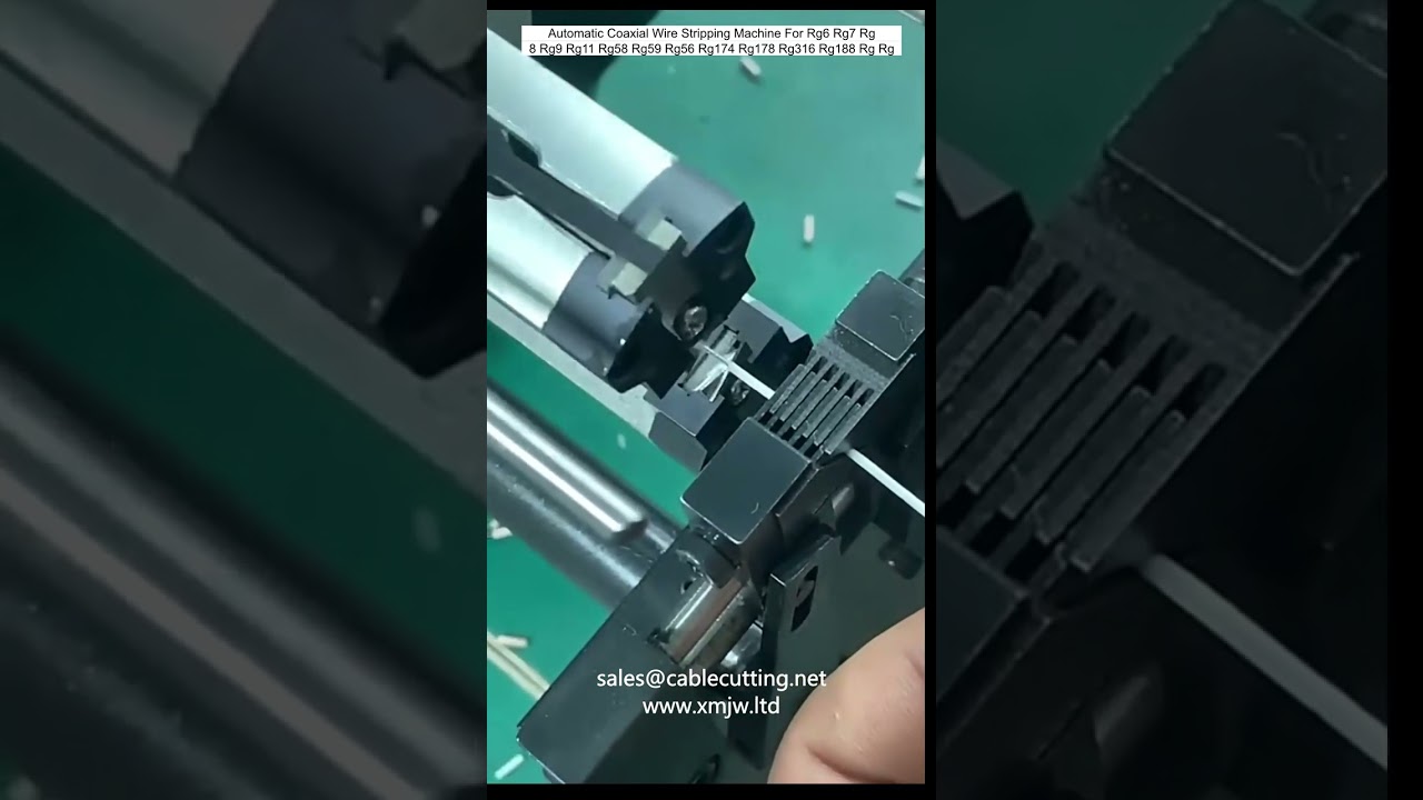 Automatische Koaxialkabel-Abisolieranlage für RG6, RG7, RG8, RG9, RG11, RG58, RG59, RG56, RG174, RG178, RG316