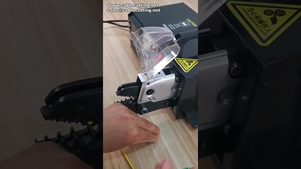 All-in-One elektrische Kabelcrimp-Maschine: Schneiden, Abisolieren und Crimpen