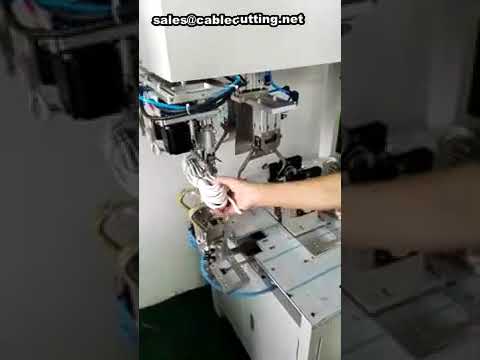 Automatische Kabelwickel- und Bindemaschine