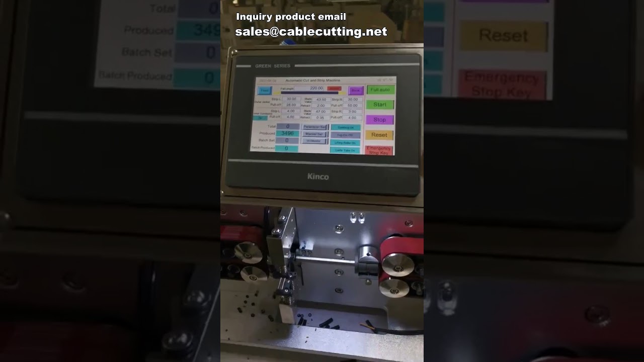 Fully Automatic Cutting, Stripping, and Peeling Cable Machine