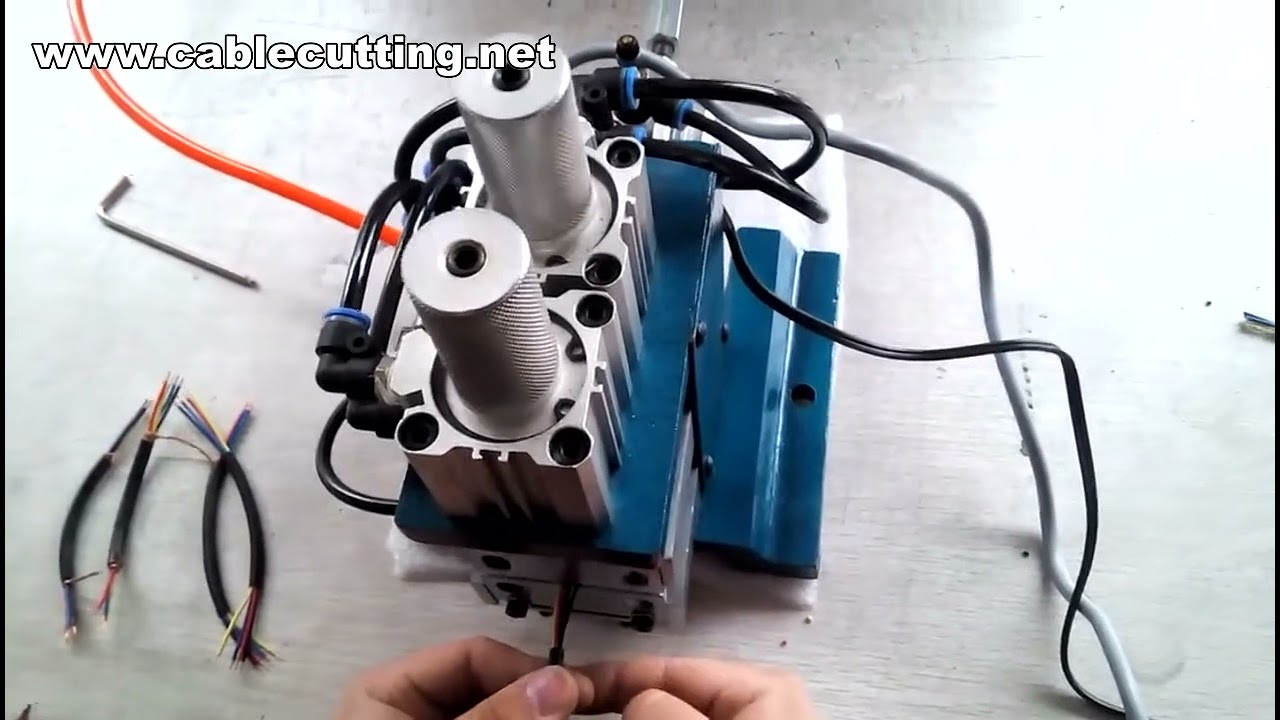 4F Vertikale Pneumatische Abisoliermaschine | Kabelabisoliermaschine für die Automatisierung