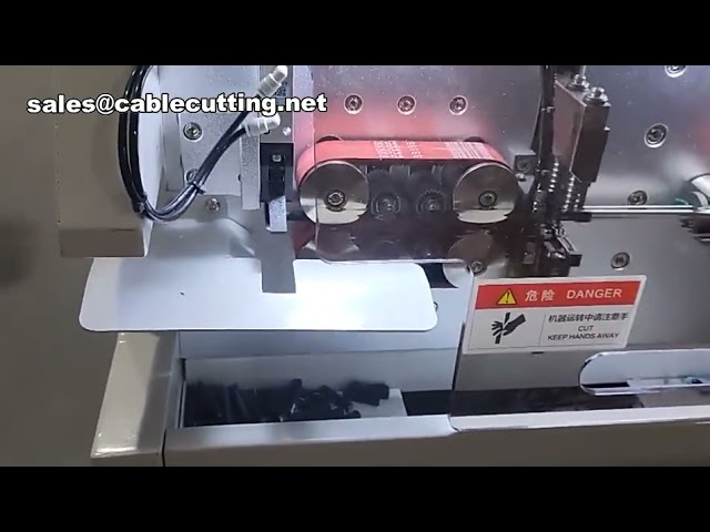 Große Quadratdraht-Abisolier- und Schneidemaschine | Automatische Crimp-Maschine für industrielle Drahtverarbeitung