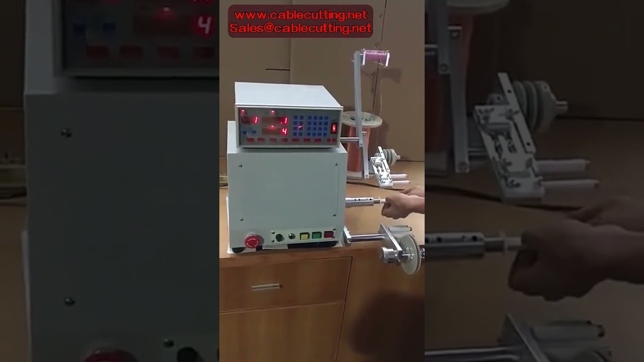 CNC 810/820 Automatische Spulenwickelmaschine - 750W/400W für Draht 0,03–1,2 mm