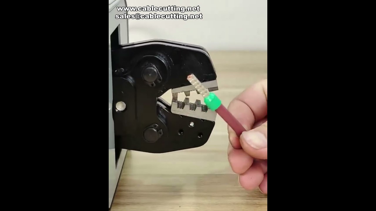 Elektrische Crimpzange – Kabelschuhe professionell und sicher verbinden