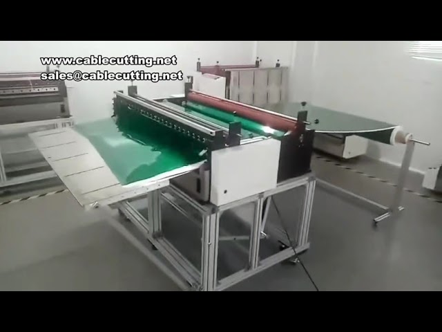 Automatische Folien-Schneidemaschine | PVC-Folien-Querschneider | Kunststofffolien-Schneidemaschine