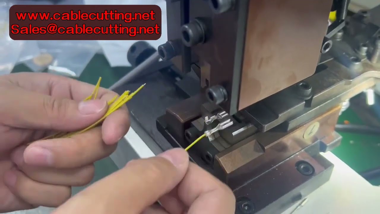 2T Automatische Leise Endverbinder-Crimpmaschine – Kabelverarbeitung für JST-Steckverbinder