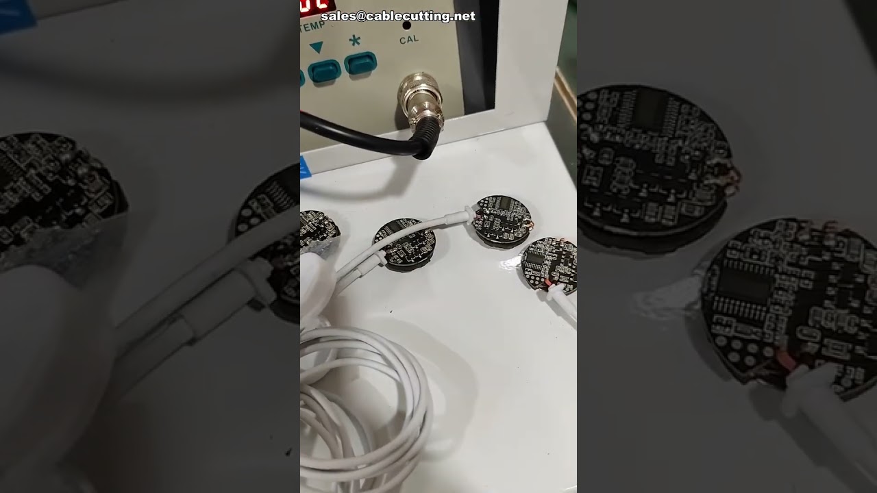 Halbautomatische Lötanlage für kabelloses Laden – Schweißen in der Fabrik #Fabrik #Maschine #DIY