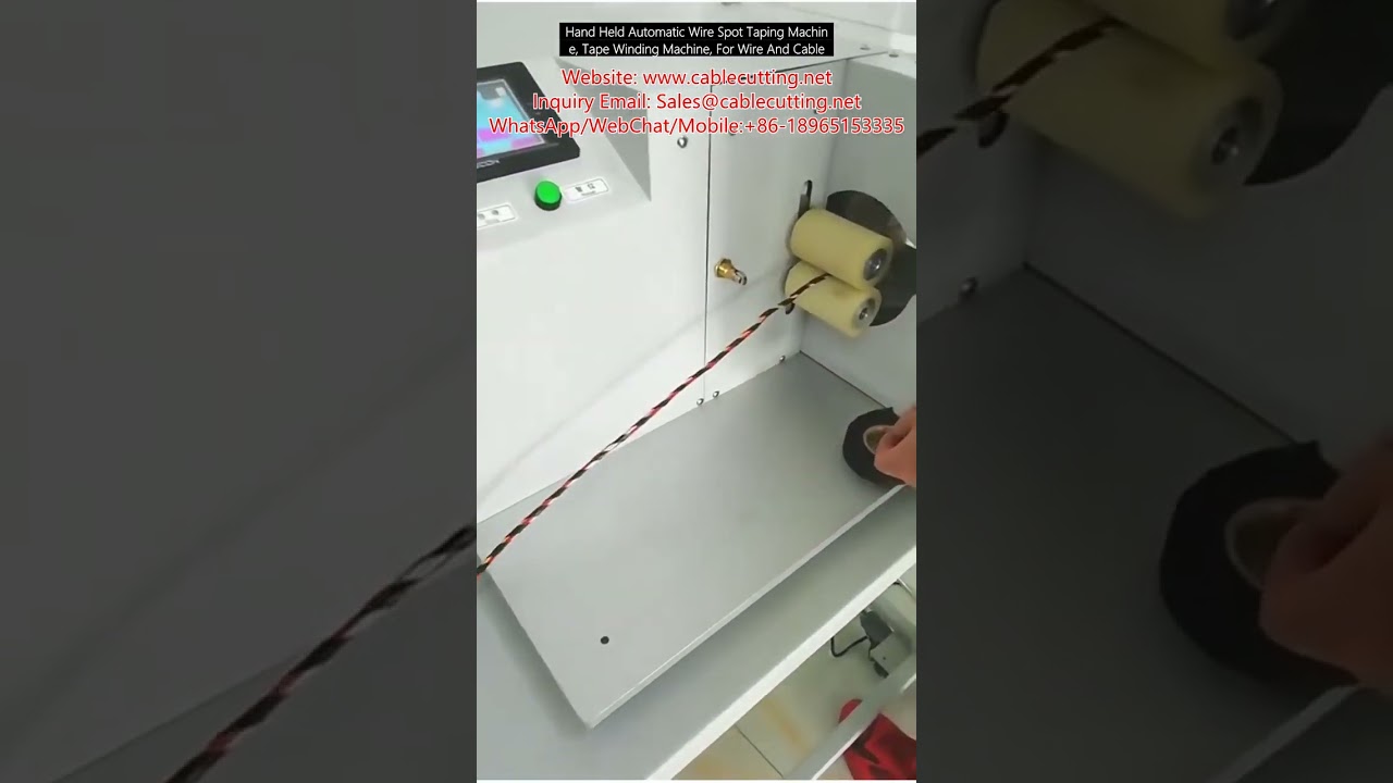 Automatische Hand-Bandagiermaschine für Kabel: Tragbarer Bandwickler für präzises Spot-Taping