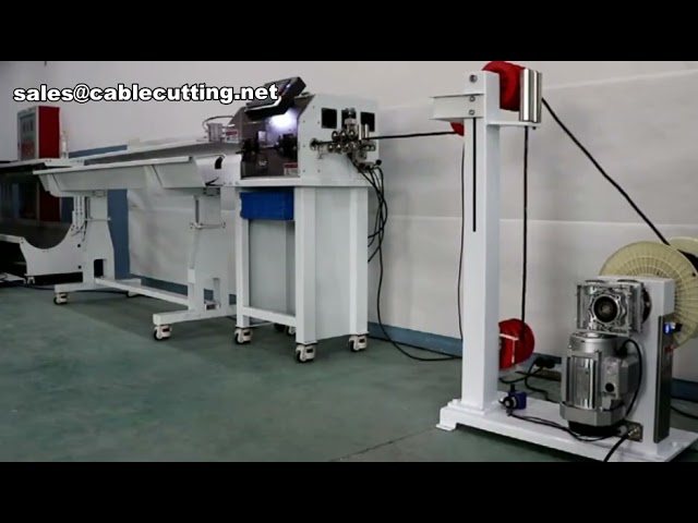 Mehrkern-Ummantelte Drahtabisolier- & Aufwickelmaschine mit 2m Aufwickelrahmen – Effizient & Automatisiert